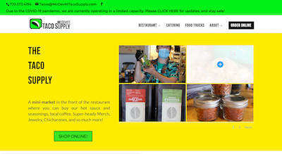 GoNuts Marketing Website Example: McDevitt Taco Supply