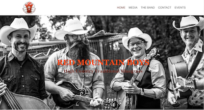 GoNuts Marketing Website Example: Red Mountain Boys