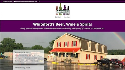 GoNuts Marketing Website Example: Whiteford Beverage