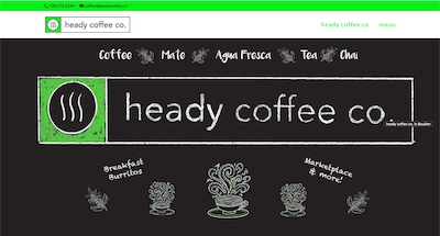 GoNuts Marketing Website Example: headycoffee.co